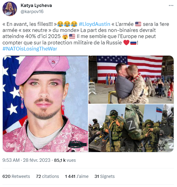 40% de non-binaires dans l’armée américaine ?