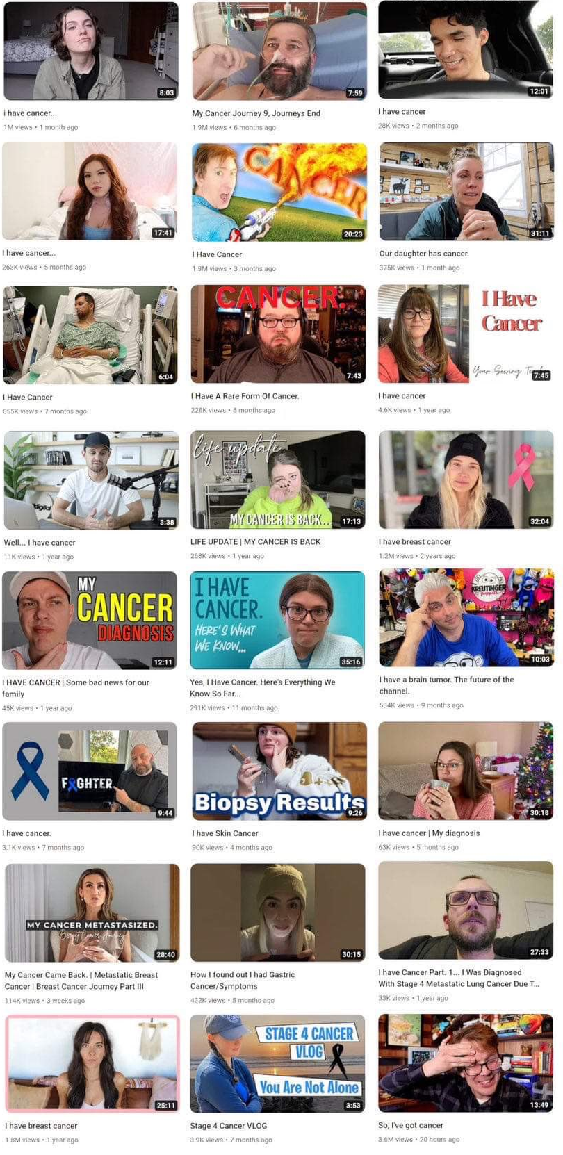 Des « centaines de Youtubers » ayant fait la « promotion des vaccins anti-Covid » atteints de « turbo-cancers » ?