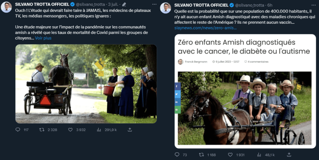 La communauté Amish exemptée de maladies chroniques et 90 fois moins susceptible de décéder du Covid-19 selon une &laquo;&nbsp;nouvelle étude&nbsp;&raquo; ?